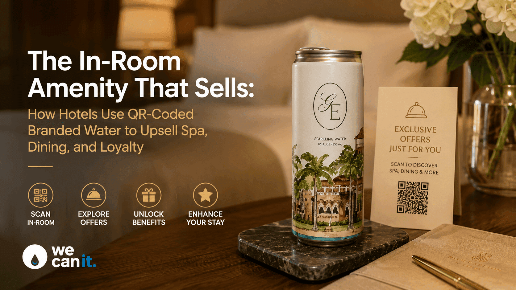 Branded Water for Boutique Hotel Amenities: A Premium Alternative to Plastic