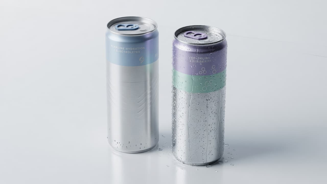 Best Multi-SKU Approach: Alkaline and Sparkling Cans Under One Brand