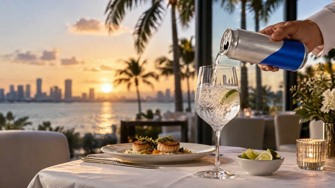 How Restaurants Replace Imported Sparkling with a House Brand