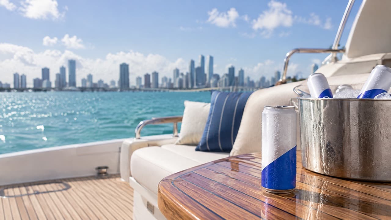 How Yacht Charters Run Small-Batch Branded Water